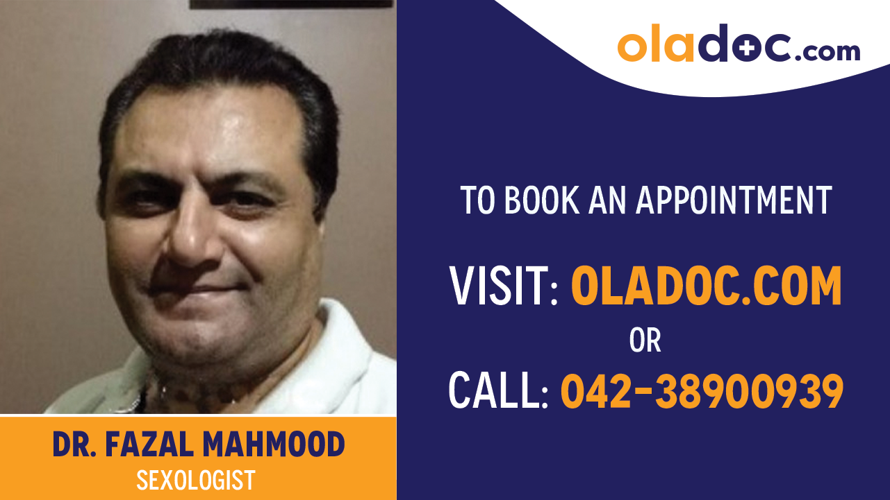 Book appointment with Dr. Fazal Mahmood-best Sexologist Lahore